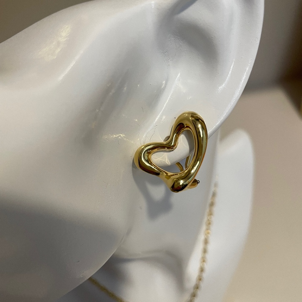 Tiffany & Co. Open Heart Earrings